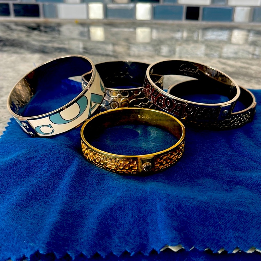 Coach bangle bracelets. Mix and match. Bundle deal or can be sold separately